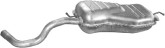 Глушник задній Volkswagen Golf 4, Audi A3, SEAT Leon, 1J6253609AR, 1J6253609H