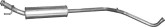 Глушник середній резонатор Peugeot 308 3008 2008-2013, Citroen C4 2007-2010, 1.6, 1717JK, 1717SC