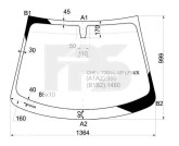 Скло лобове (вітрове) Chevrolet AVEO T300 2012-