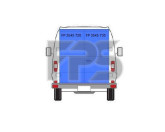 Задня дверь Mercedes T1 207-410 (77-95) ремчасть, без окна - ліва