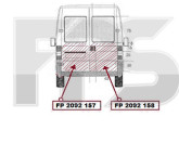Ремчасть задней левой двери Fiat Ducato, Citrone Jumper, Peugeot Boxer (94-02)