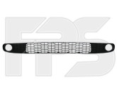 Решетка в бампер Renault Symbol II (LU3) 08-13 с отверстиями ПТФ