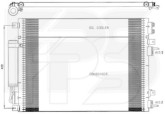 Радіатор кондиціонера Chrysler 300C 2005-2011, KV8506793AA