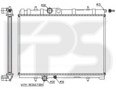 Радіатор охолодження двигуна Peugeot 307 Пежо 01-07 , FP54A1118X Fps