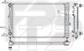 Радіатор охолодження двигуна VW Passat B5 97-05