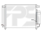 Радіатор кондиціонера на CHEVROLET AVEO T200 2003-2008 , 96834083