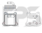 Масляний радіатор (теплообмінник) Seat Ibiza, Skoda Rapid, Fabia, Roomster, Yeti, wVW Golf, Polo