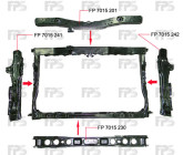 Панель передня (телевізор) права Toyota Corolla E150 2007-2013