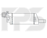 Інтеркулер (радіатор надуву) Opel Corsa C, Opel Combo 1.3 CDTi, 1,7 CDTi (01-09) (AVA)