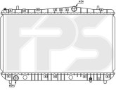 Радіатор охолодження двигуна Chevrolet Lacetti 03-13, Daewoo Nexia N150 08- (мех. кпп) 