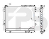 Радіатор охолодження двигуна Toyota Land Cruiser 200 4.5, 1640051040