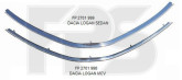 Накладка решітки Нижня Renault Logan універсал 2007-2009