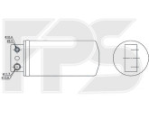 Осушувач кондиціонера Opel Omega B, 52482790, 52482791, 90510300