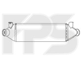 Радіатор надува (інтеркулер) Ford Transit 2000-2006
