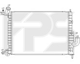 Радіатор охолодження двигуна Opel Vectra B Опель Вектра 1995-2002 (1.7 TD)