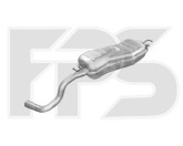 Глушник задній Volkswagen Golf 4, Audi A3, 1.8/2.0/2.3, 1J6253609 J, 1J6253609T