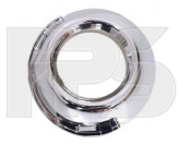 Решетка бампера (окуляр) Peugeot 307 05-07, ліва, под ПТФ 