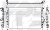 Радіатор охолодження двигуна Ford Transit Connect 13-, Transit Custom 12- (AVA)