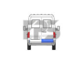 Ремчасть задней двери Mercedes Sprinter 95-06 - права(Klokkerholm)