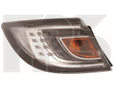 Ліхтар задній лівий Mazda 6 GH 2008-2010 хетчбек, седан белий Led