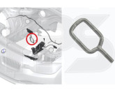 Скоба замка капота BMW 3 F30 2012-2015