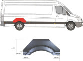 Арка заднього правого крила Mercedes Sprinter 2006-2018