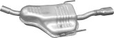 Глушник задній OPEL ASTRA, 5852531, 5852536