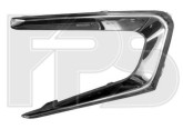 Решітка бампера ліва хром Chevrolet Malibu 2016-2019