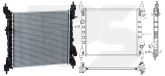 Радіатор охолодження Ravon R2 2016-, Chevrolet Spark 2010-2015, 1.0/1.2, 95423942, 96676341