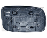 Вкладиш дзеркала Toyota Yaris 1999-2005 ліве (квадратний Кріплення)