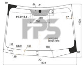 Скло лобове (вітрове) Hyundai I30 2008-
