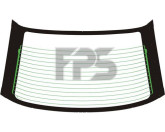 Скло заднє Mazda 323 1995-1998