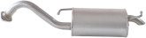 Глушник задній Toyota Corolla E120 2002-2007 хетчбек, 174300D140, 1743022240, 1743022420