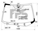 Скло лобове (вітрове) Honda CR-V 4 2012-2017, 73111T0AA01, 73111T0MK01