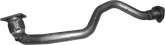 Труба вихлопна передня Skoda Octavia Tour Volkswagen Bora, Golf 4 SEAT Leon, 1.4, 1J0253091CC, 1J0253091DD