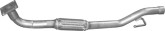 Труба вихлопна передня Volkswagen Polo Skoda Fabia Seat Cordoba Ibiza, 1.4, 6Q0254500AX