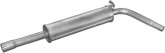 Глушник середній резонатор Volkswagen Polo Skoda Fabia Seat Cordoba Ibiza 1999-2007, 1.2, 6Q0253209BH, 6Q0253209J