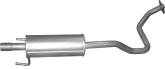 Глушник середній (резонатор) Toyota Prius 2003-2009, 1741021490
