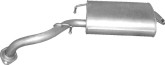 Глушник середній (резонатор) Toyota Corolla Verso E120 2004-2009