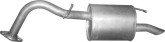 Глушник задній Toyota Yaris 2006-2009, 1.3, хетчбек