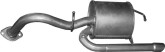 Глушник задній Toyota Yaris 2006-2011, 1.3 хетчбек, 174300Y010