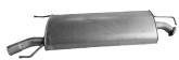 Глушник середній (резонатор) вихлопної системи Toyota Rav4 2006-2012,  1741026400, 1741026401, 1741026402, 17410-26410