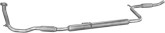 Глушник задній Toyota Auris E180 2012-2018 універсал, 1741064310, 1741064311, 1741064312