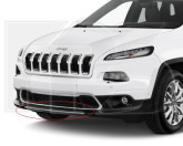 Накладка бампера Jeep Cherokee KL 2013-2018, хром