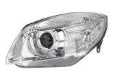 Фара ліва передня Skoda Fabia 2 2007-2010 електричне лінзована
