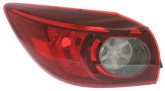 Ліхтар задній лівий MAZDA3 BM 2013-, B45C51160, хетчбек