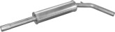 Глушник середній резонатор Volkswagen Polo 1994-1999 хетчбек, 6N0253209A, 6N0253209G