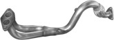 Труба вихлопна передня Volkswagen Golf 3 1991-1997 Vento 1994-1999, 1.6
