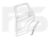 Накладка на задню праву дверку, розширювач Honda CRV 5 2017-2022
