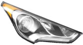 Фара права передня HYUNDAI VELOSTER 2012-2017, 921022V000